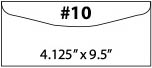Image of #10 envelope