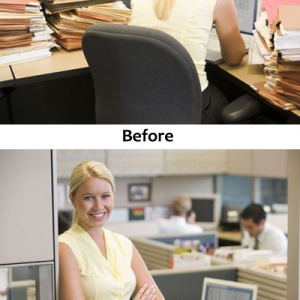 businesswomanincubicle_before_and_after