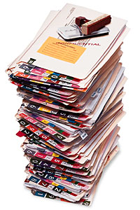 image of a stack of medical file folders