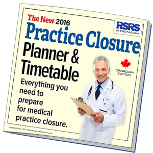 Image of front cover of Practice Closure Planner and Timetable book