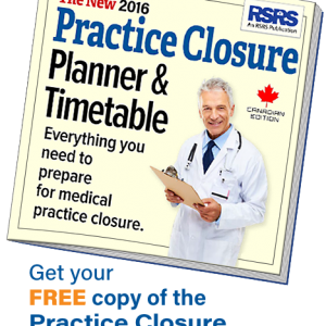 Image of front cover of Practice Closure Planner and Timetable from RSRS